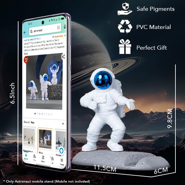 Street27® Astronaut Figurine Mobile Stand - Blue A