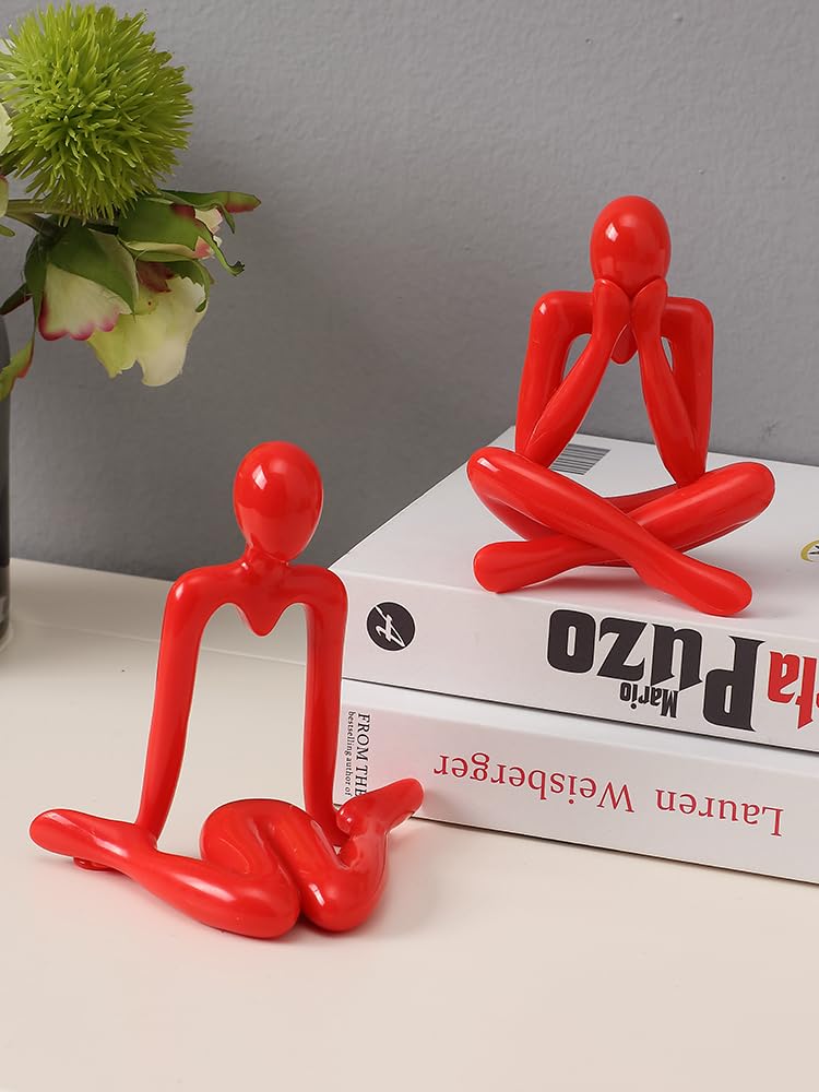 Street27® Thinker Statues Showpiece Set (4 Pcs)