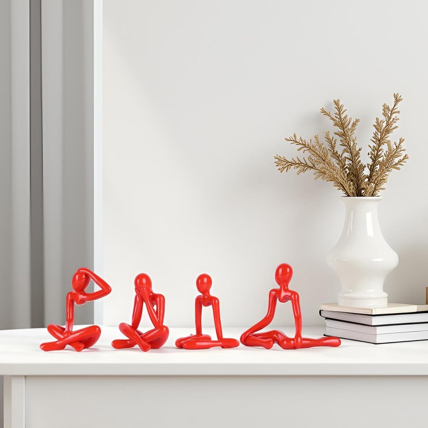Street27® Thinker Statues Showpiece Set (4 Pcs)