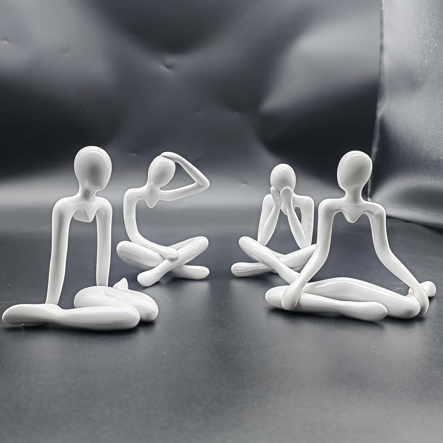 Street27® Thinker Statues Showpiece Set (4 Pcs)
