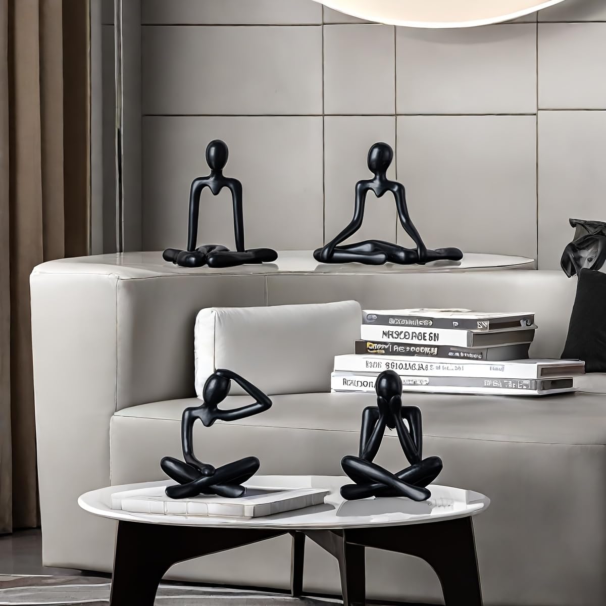 Street27® Thinker Statues Showpiece Set (4 Pcs)