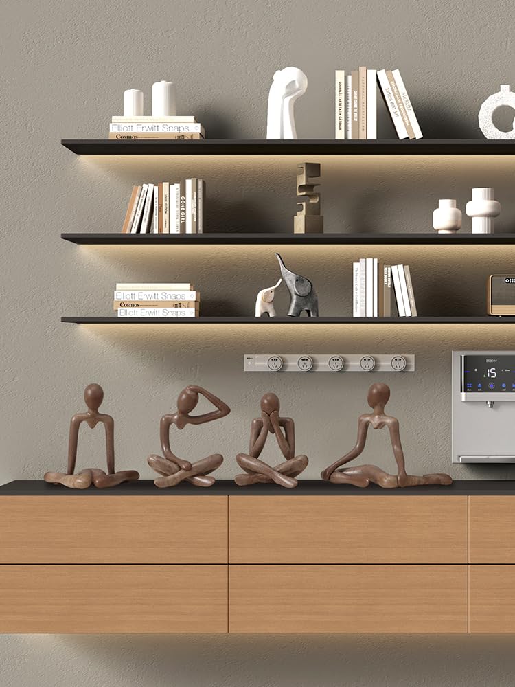 Street27® Thinker Statues Showpiece Set (4 Pcs)