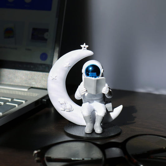 Street27® Astronaut Figurine Showpiece for Home Décor - Moonstar Blue