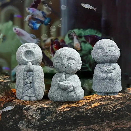Street27® Monk Statues Showpiece for Home Decor (3 Pcs)