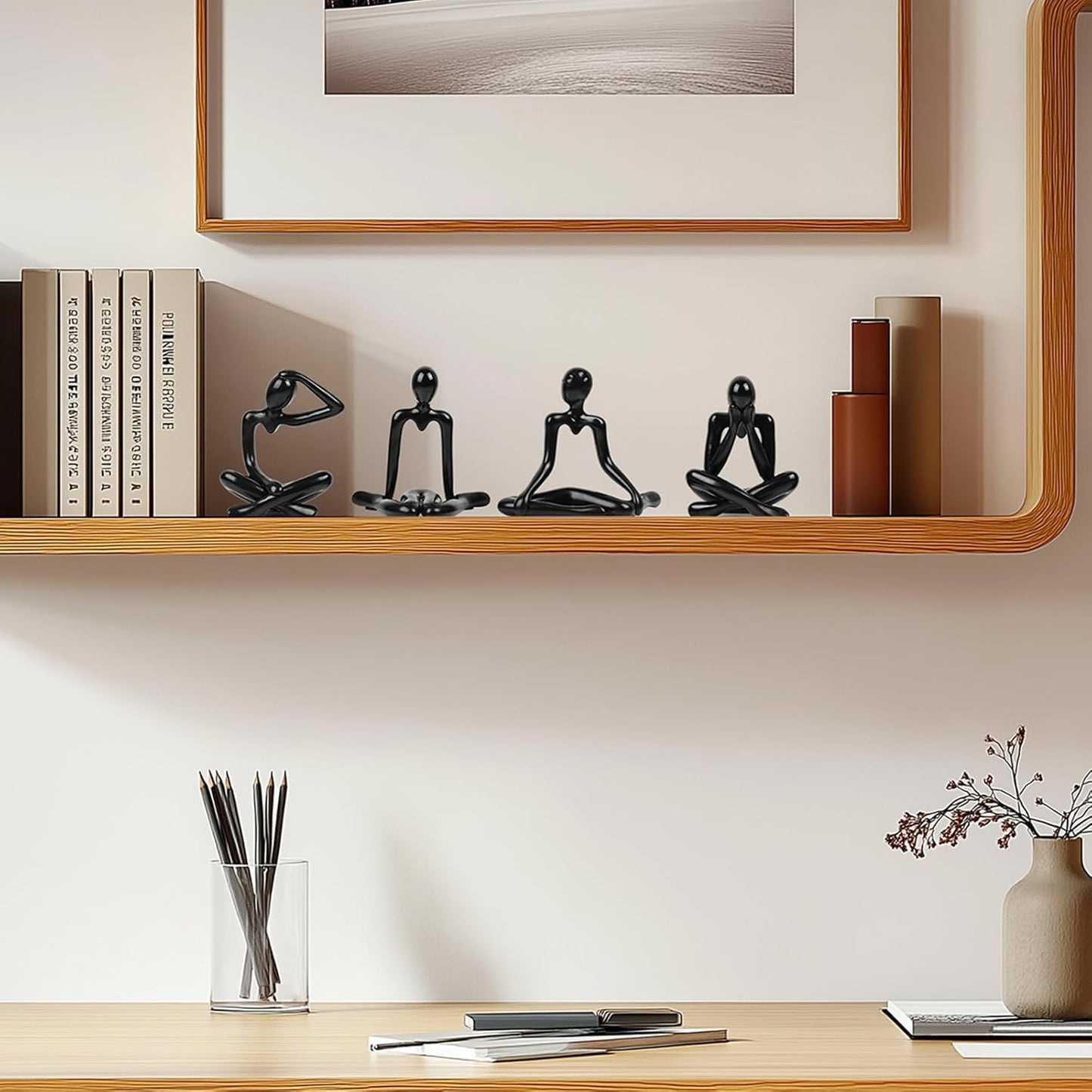 Street27® Thinker Statues Showpiece Set (4 Pcs)