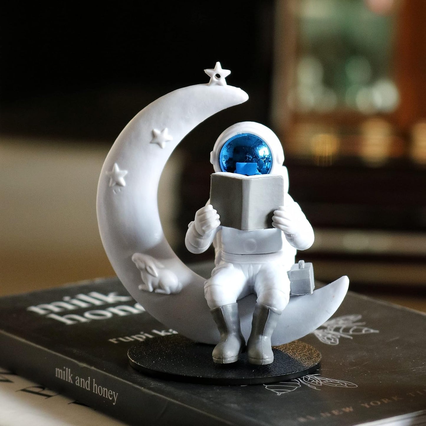 Street27® Astronaut Figurine Showpiece for Home Décor - Moonstar Blue
