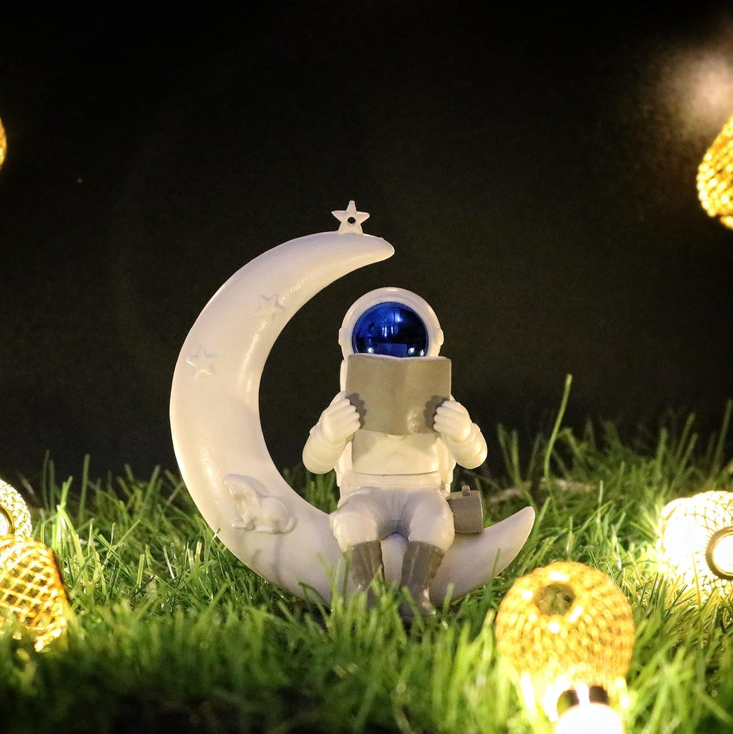 Street27® Astronaut Figurine Showpiece for Home Décor - Moonstar Blue