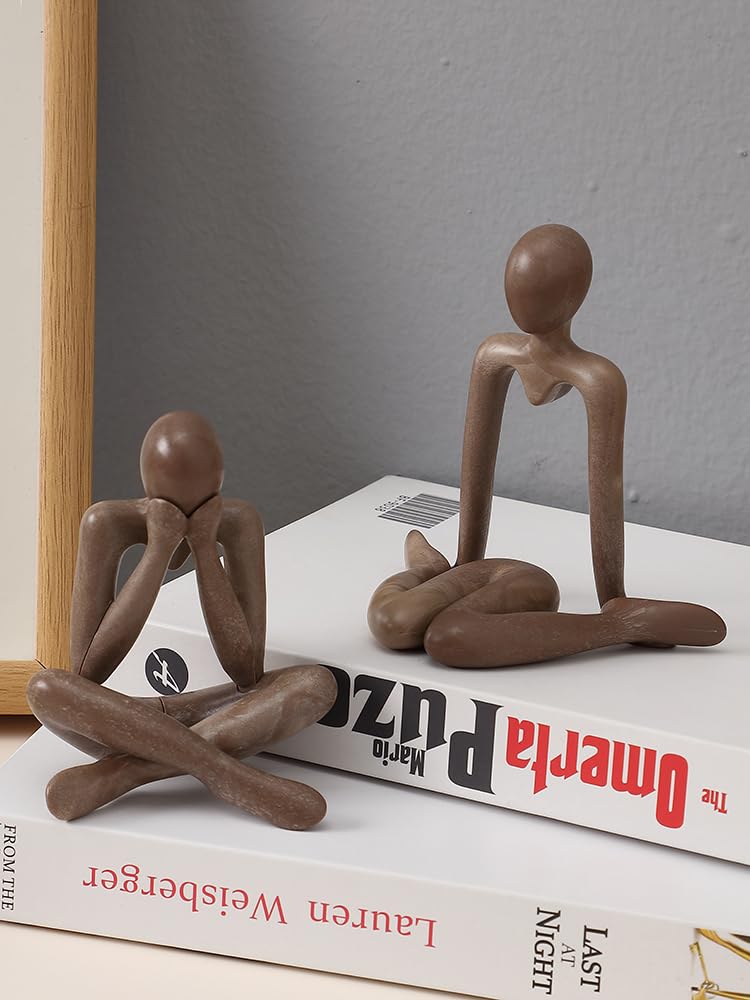 Street27® Thinker Statues Showpiece Set (4 Pcs)