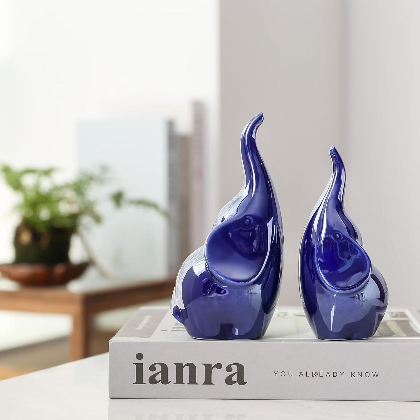 Street27® Good Luck Elephant Statue for Home Decor