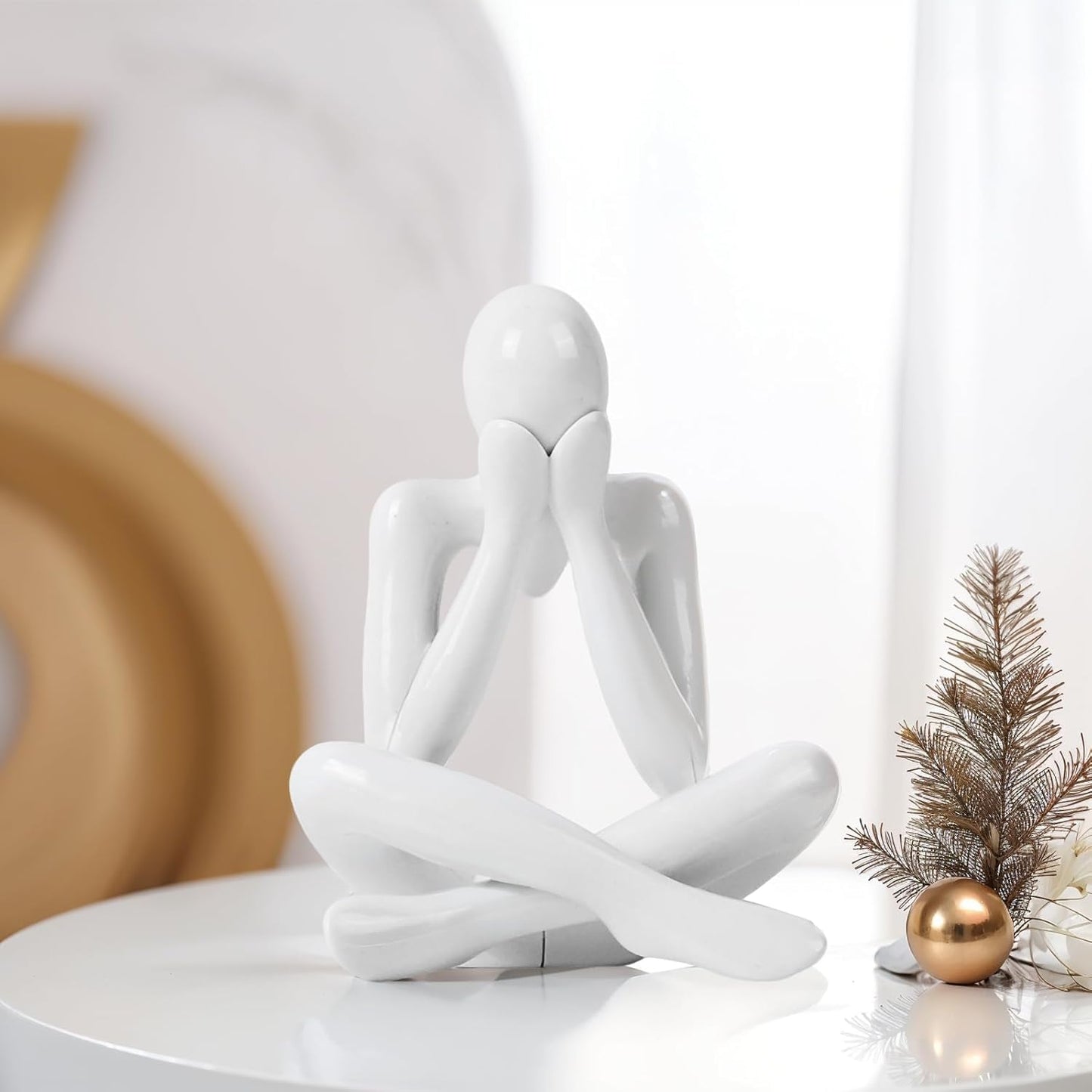 Street27® Thinker Statues Showpiece Set (4 Pcs)