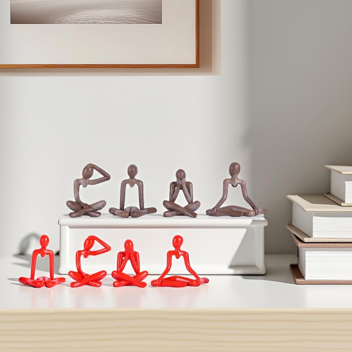 Street27® Thinker Statues Showpiece Set (4 Pcs)