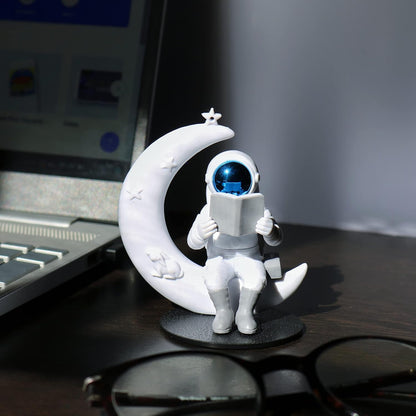 Street27® Astronaut Figurine Showpiece for Home Décor - Moonstar Blue