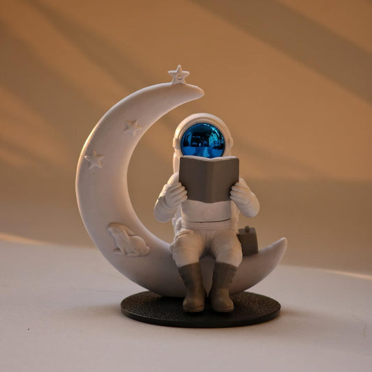 Street27® Astronaut Figurine Showpiece for Home Décor - Moonstar Blue